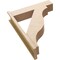 Ekena Millwork 7 1/2-in W x 30-in D x 38-in H Funston Block Rough Cedar Woodgrain TimberThane Outlooker, Primed Tan OUTUR075X30X38FST44RCPR - alternate 3